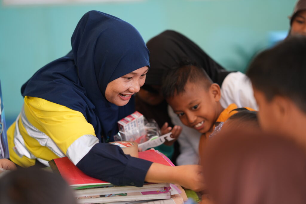 Health campaign for children on Wetar Island, Southwest Maluku